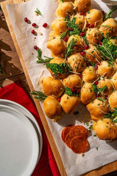 Pull-Apart Christmas Tree Bread5